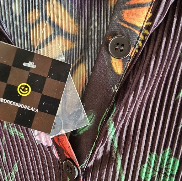 Lala Folklore Floras Dress Large Nwt - Picture 4 of 5